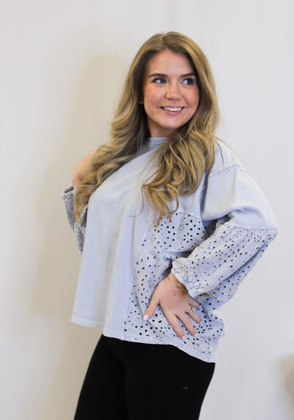 Eyelet Lace Top