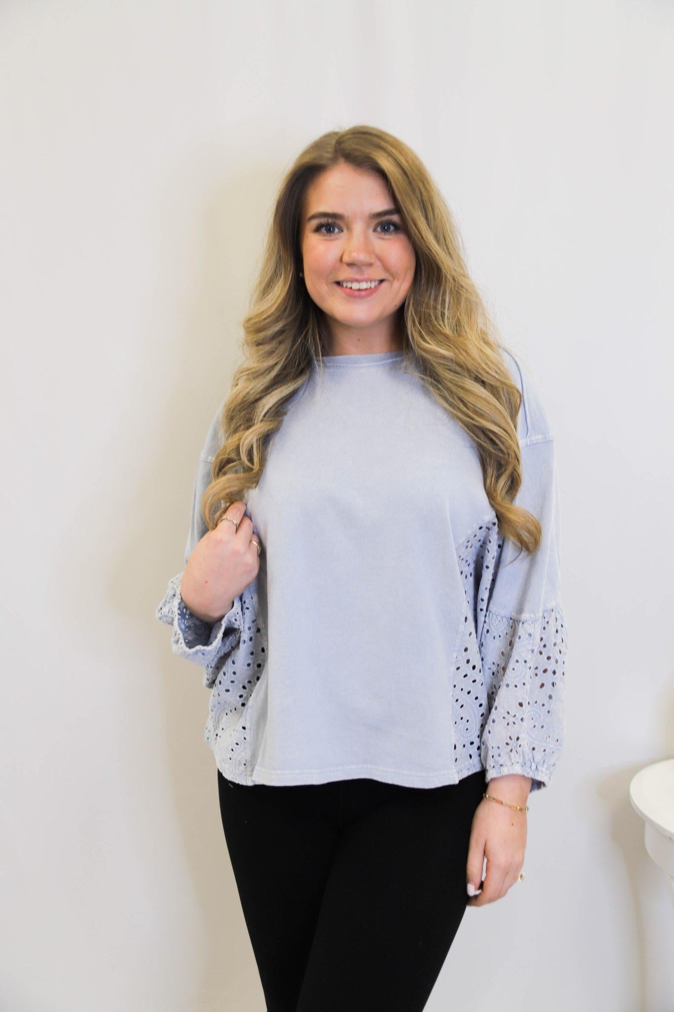 Eyelet Lace Top