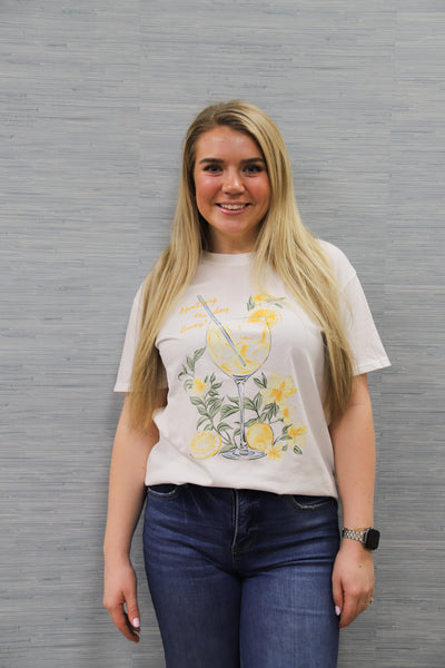 Z Supply Spritz Boyfriend Tee in Sea Salt