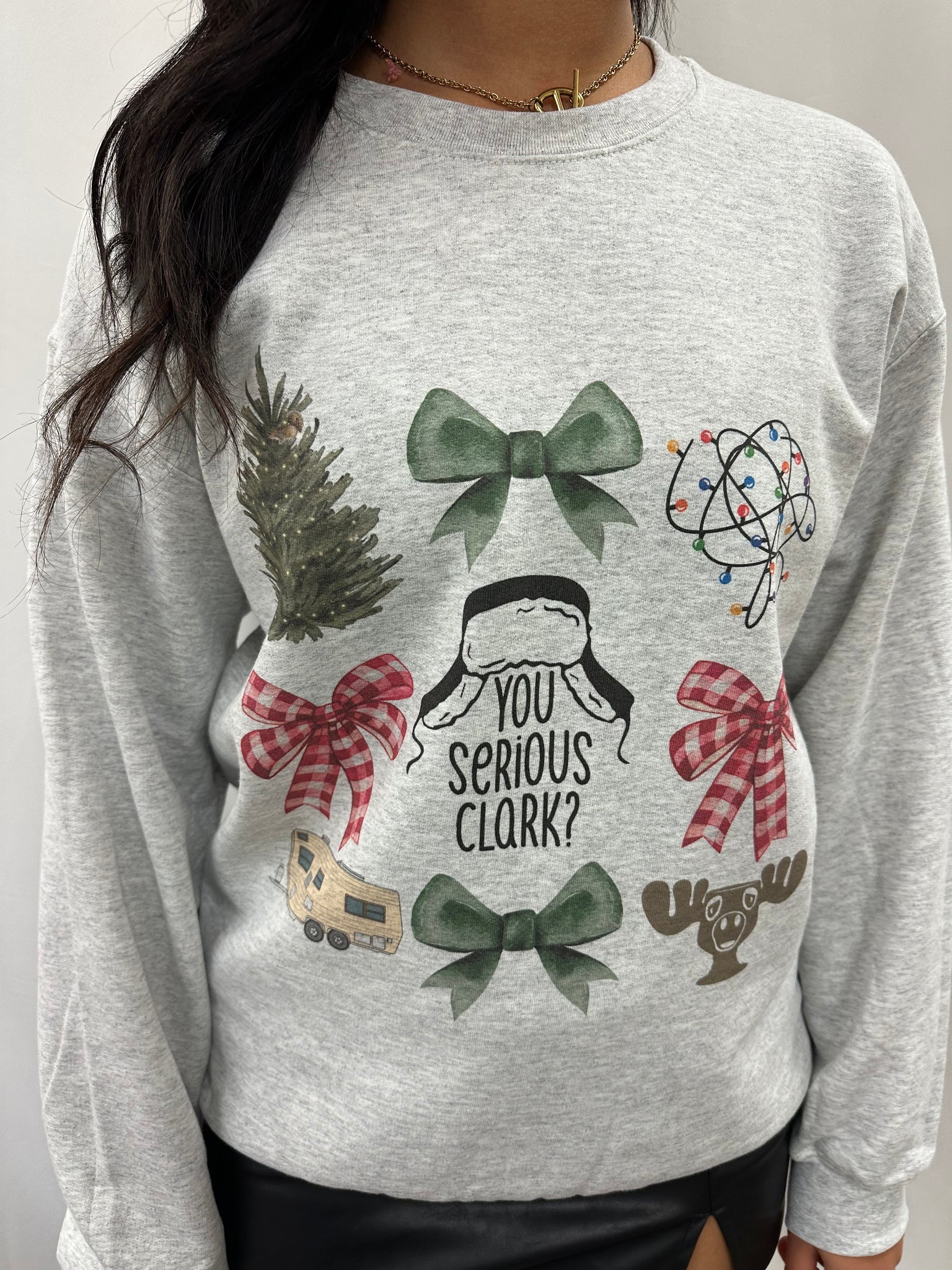 Christmas Vacation Coquette Crewneck