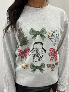 Christmas Vacation Coquette Crewneck