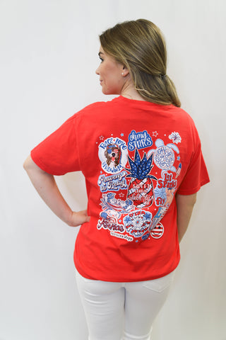 Southernology Tee Patriotic Decals