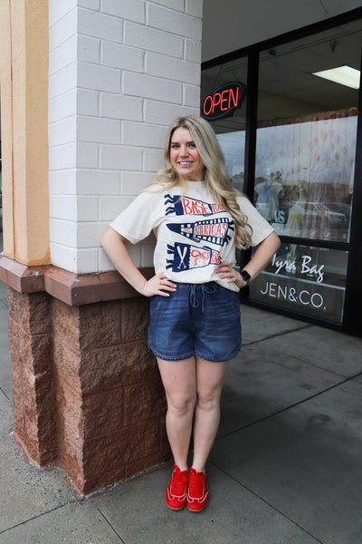 Baseball Flags Tee
