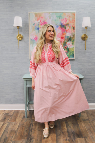 Girlie Pink Dress
