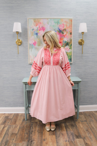 Girlie Pink Dress