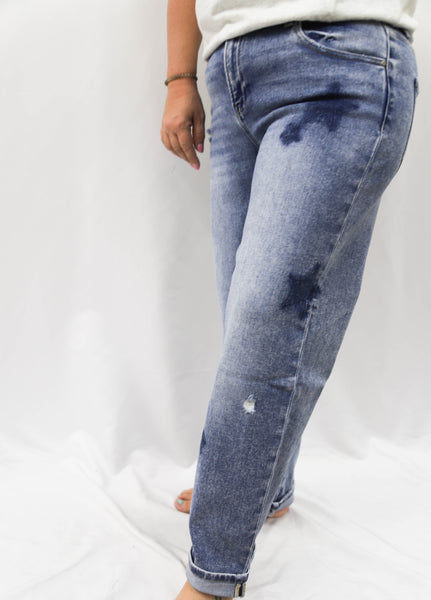 Risen MR Boyfriend Jean w/Star Shadow