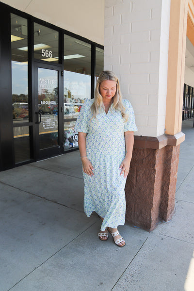 Mary Square Eloise Sweetbriar Lattice Dress