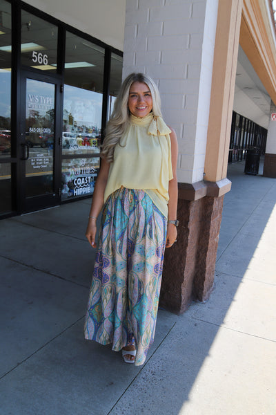 Printed In Paisley Pant