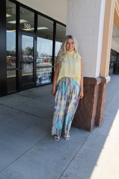 Printed In Paisley Pant