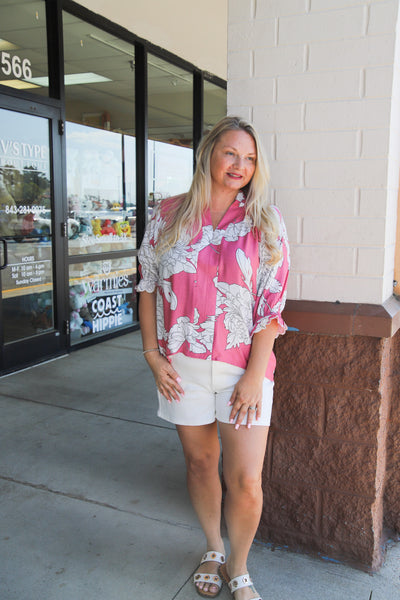 Peony In Bloom Top