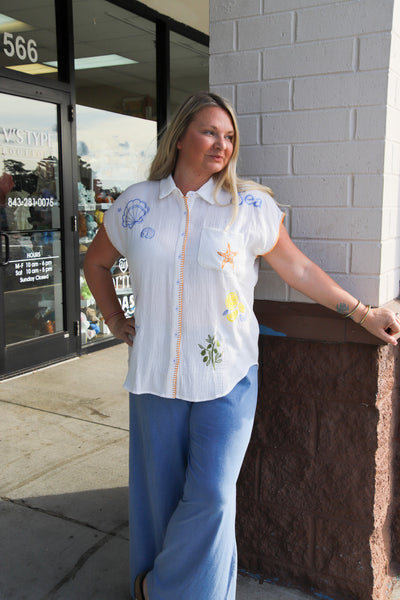 Seashells And Lemons Top