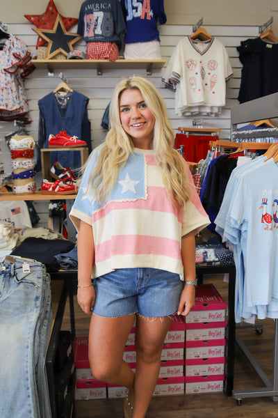 Americana Flag Sweatshirt