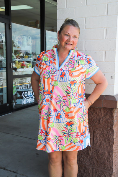 Tangerine Mix Dress