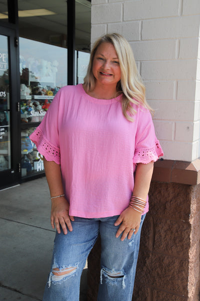 Pink Starburst Top