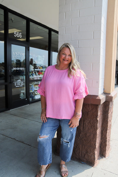 Pink Starburst Top