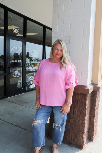 Pink Starburst Top