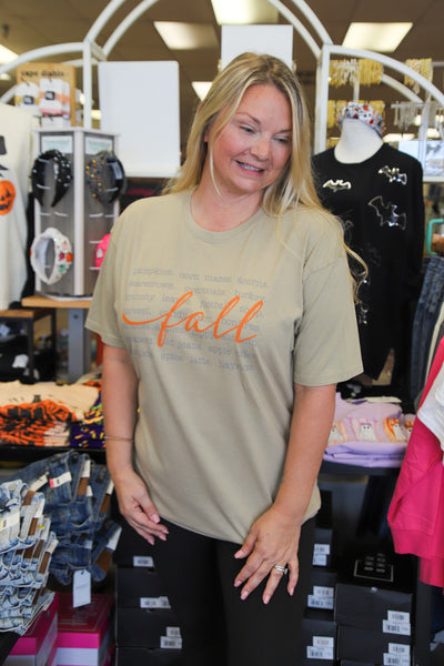 'Fall Words' Tee by Royce Brand