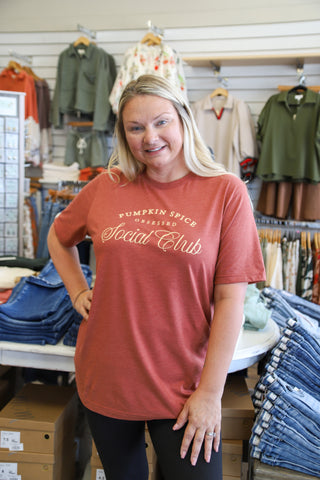 Pumpkin Spice Social Club Tee