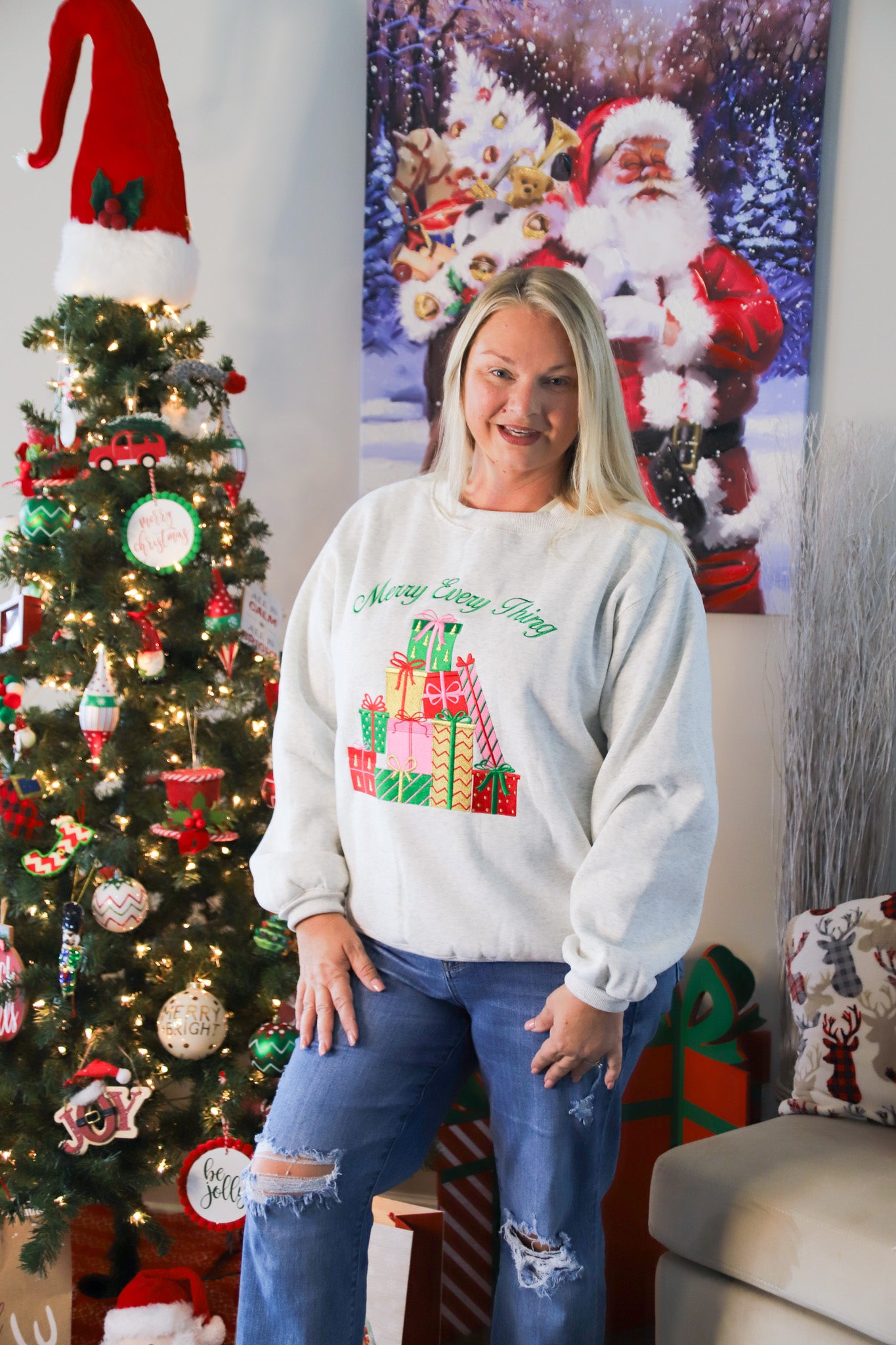 Christmas Merry Every Thing Sweatshirt