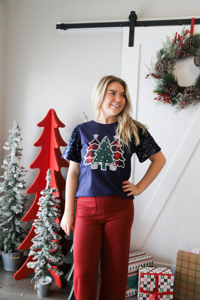 3 Tree Christmas Top