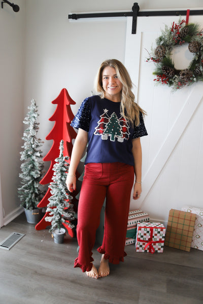 3 Tree Christmas Top
