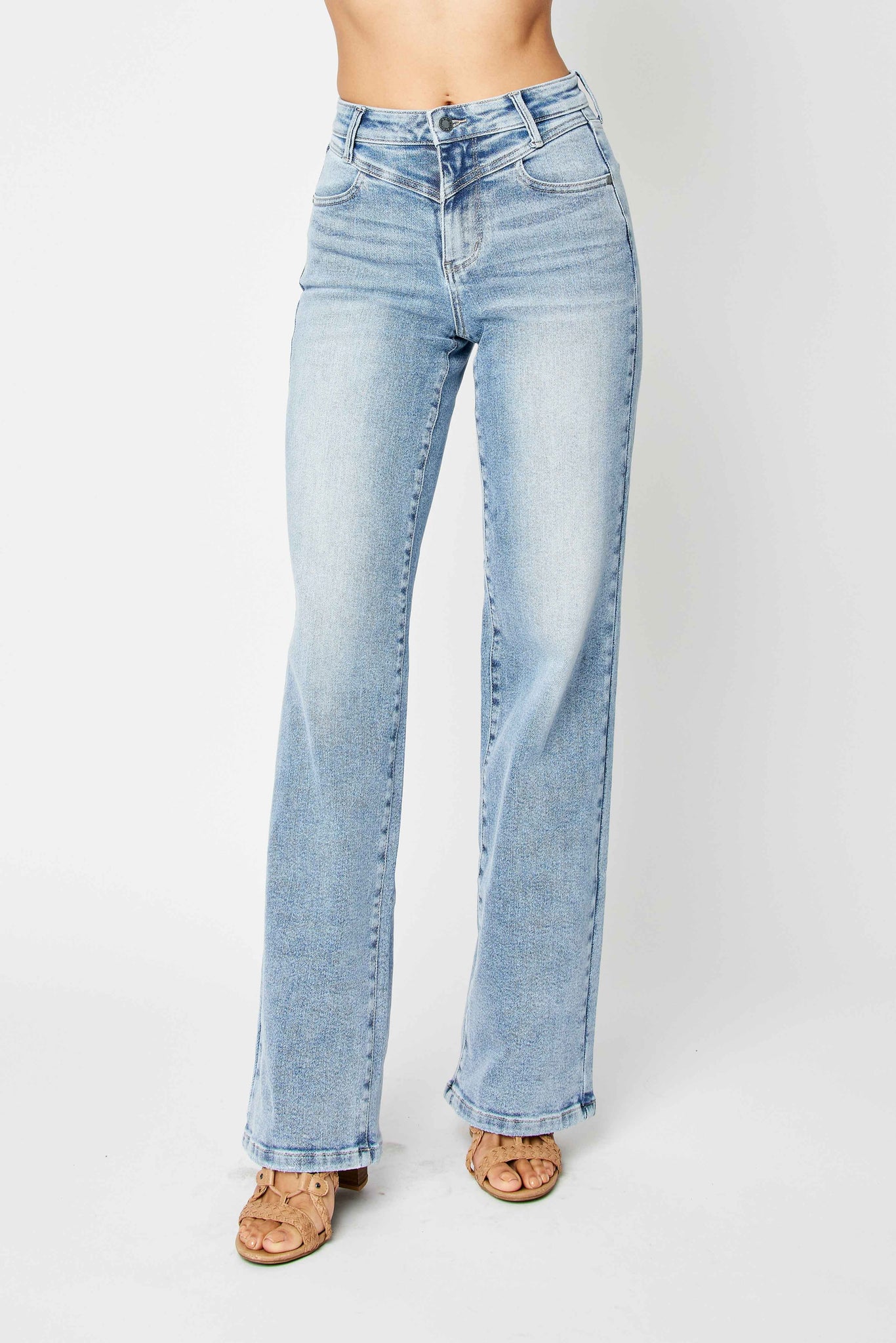 Judy Blue HW Front Yoke Retro Wide