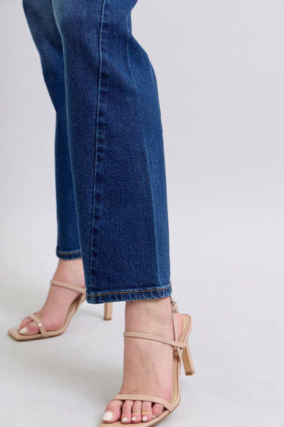 Judy Blue MR Straight Jean with Side Seam Detail