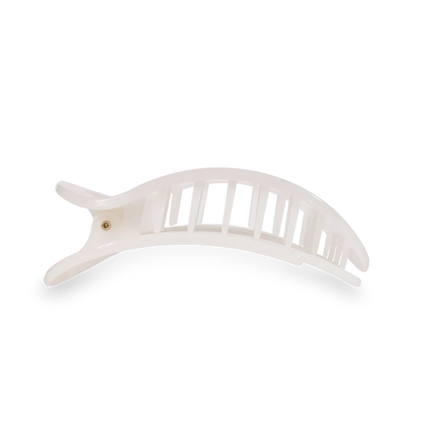 Teleties Flat Clip Large Coconut White