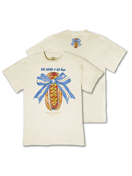 Red, White and Hotdogs Tee