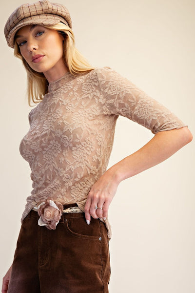 Layering Must Lace Top