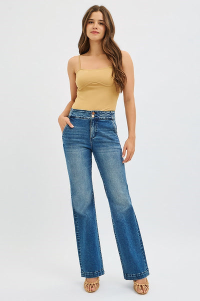 Risen TC HR Bootcut Double Button Jean