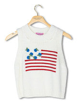 American Flag Flower Tank by Simply Southern