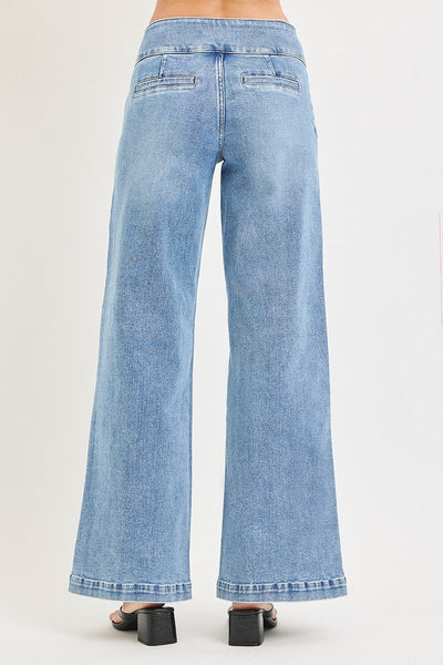Risen TC MR Wide Leg Wide Waistband Jean