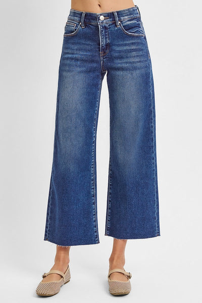 Risen TC EB MR Crop Wide Jean