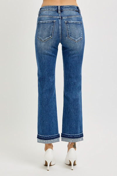 Risen MR Ankle Straight Cuffed Jean