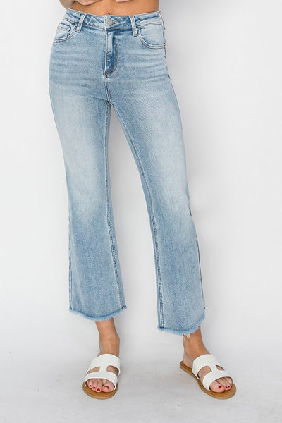 Risen HR Ankle Wide Straight Jean