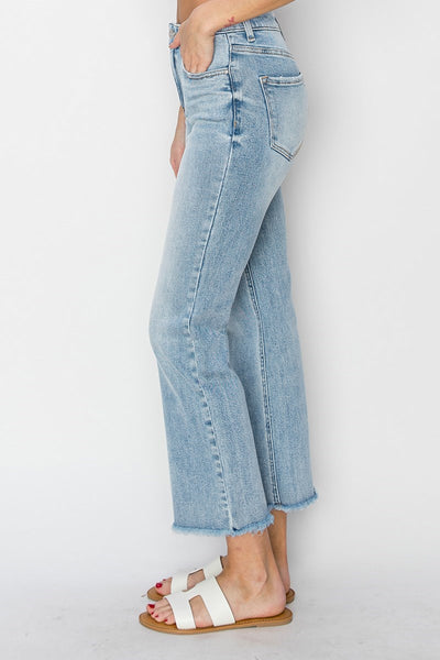 Risen HR Ankle Wide Straight Jean