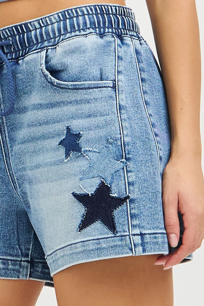 Risen EB Slouchy Star Shorts