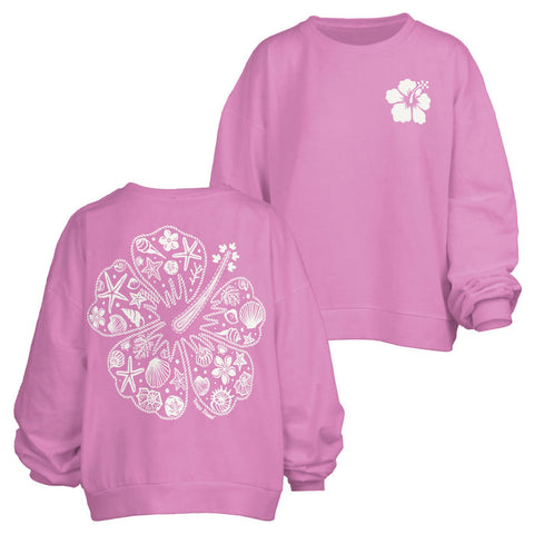 Hibiscus Puff sweatshirt by Royce