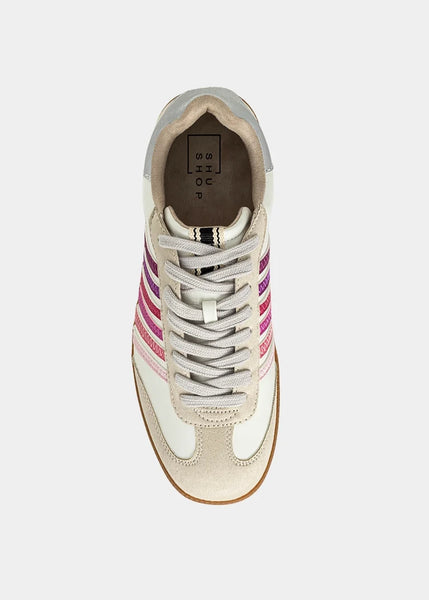 SHUSHOP Stevie Pink Multi Sneaker