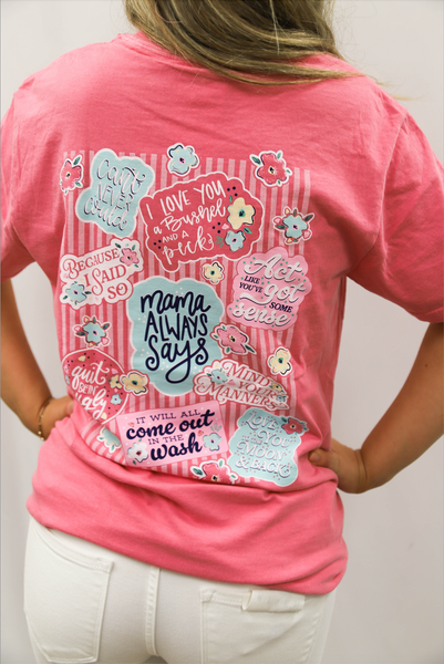 Southernology Tee Mama Says Decals