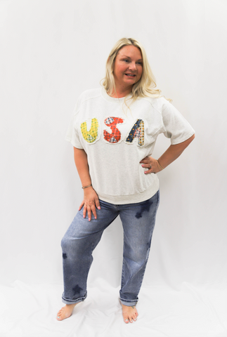 USA Patched Top