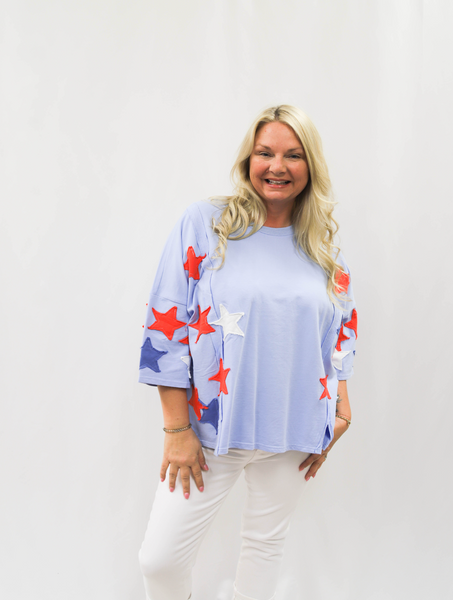 Star Patch Top