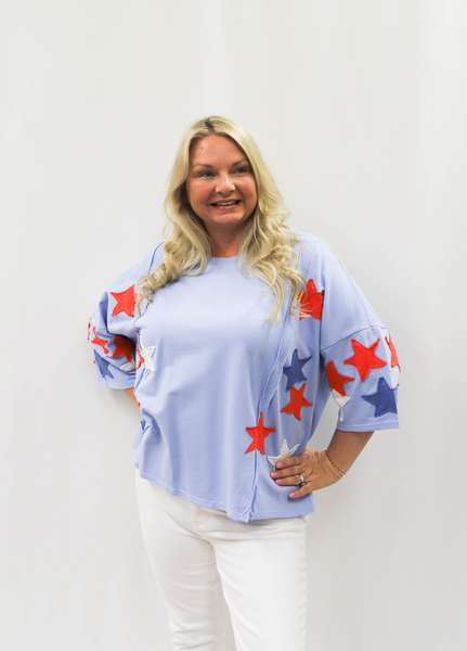 Star Patch Top