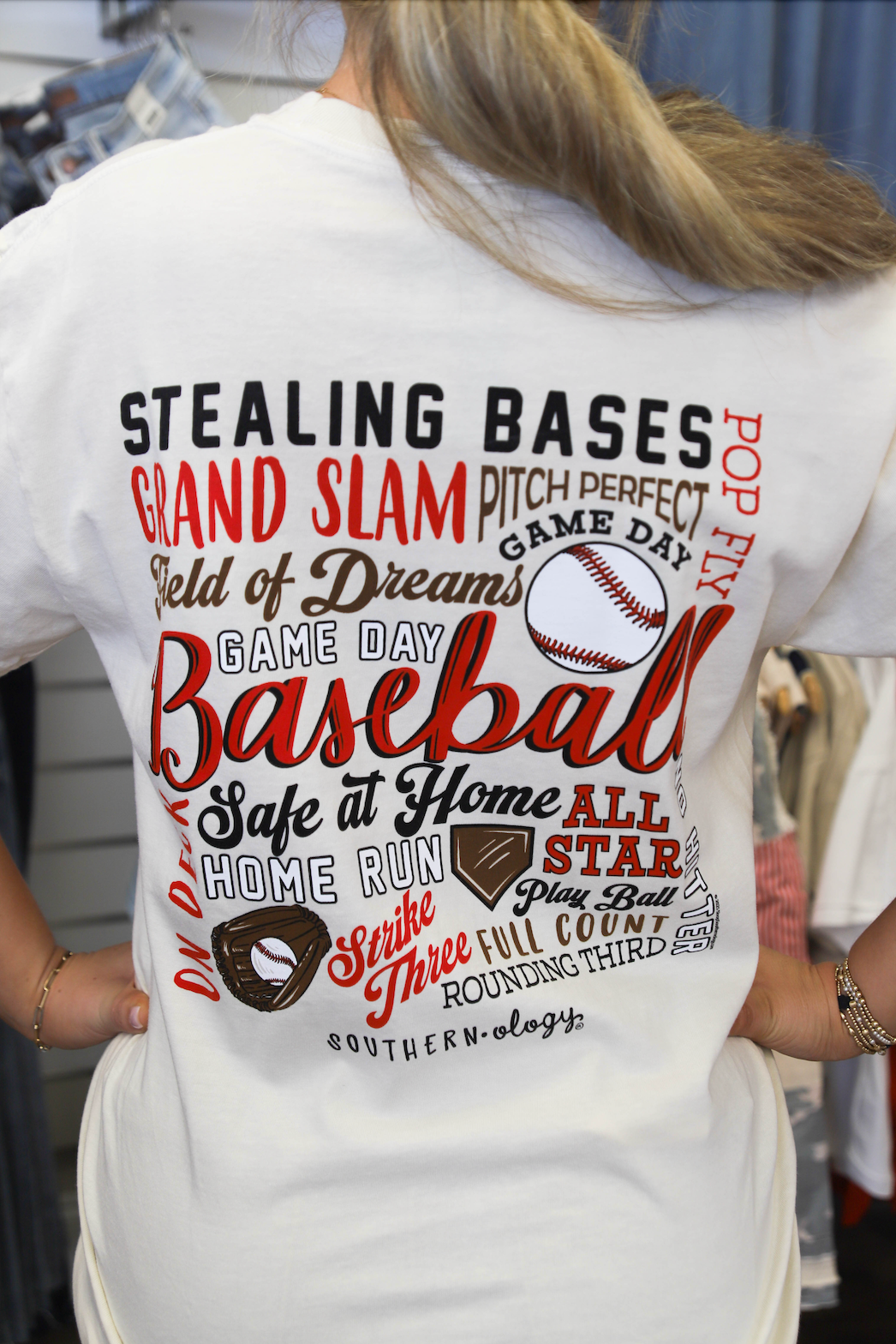 Southernology Baseball Saying Tee