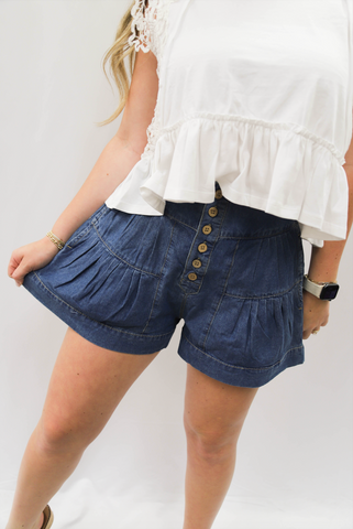 Cute As A Button Short