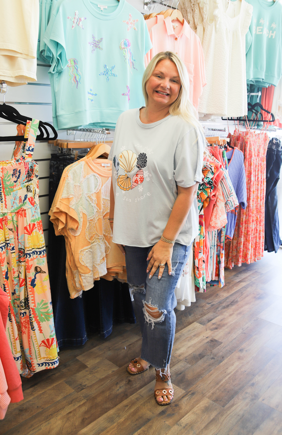 トップス 17ss multi color classic logo foodie Graphic Tops – V's Type