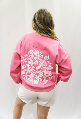 Hibiscus Puff sweatshirt by Royce