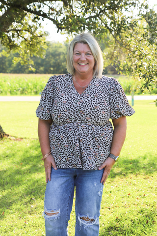 Hidden Blooms Top