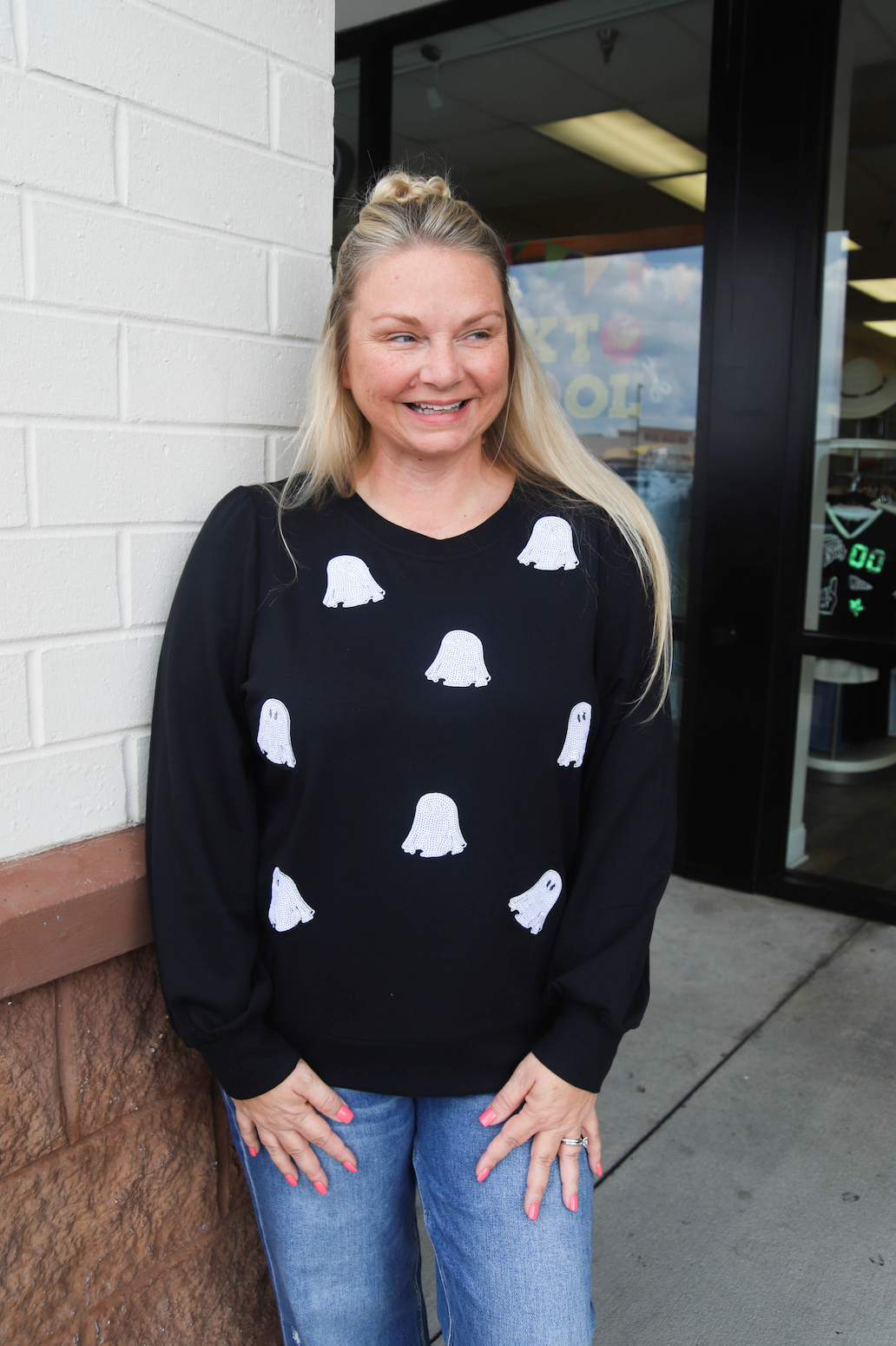 Mary Square Shelby Ghost Sweatshirt